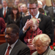 Then-state Sen. Michael Frerichs holds his 2-year-old daughter, Ella, during Senate Inauguration ceremony at the Capitol in Springfield, Ill., on Jan. 12, 2011.
Michael Tercha/Chicago Tribune/MCT via Getty Images